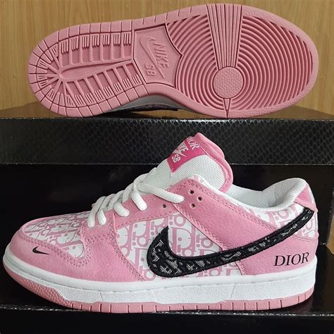 dior dunks pink